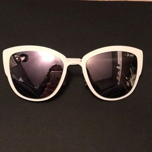 White QUAY sunglasses